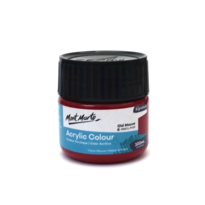 Акрилна боя Mont Marte Acrylic Colour Paint 100 мл - Old Mauve винено