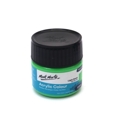Акрилна боя Mont Marte Acrylic Colour Paint 100 мл -Light Green светло зелено