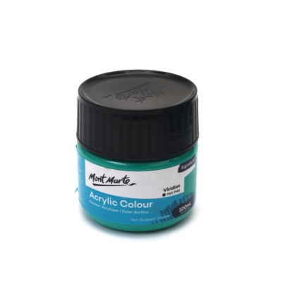 Акрилна боя Mont Marte Acrylic Colour Paint 100 мл -Viridian синьо-зелен