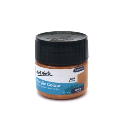 Акрилна боя Mont Marte Acrylic Colour Paint 100 мл -Gold злато
