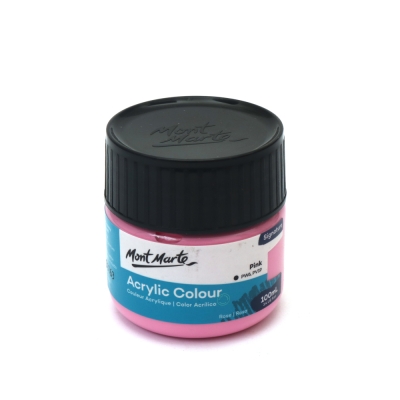 Акрилна боя Mont Marte Acrylic Colour Paint 100 мл -Pink розова