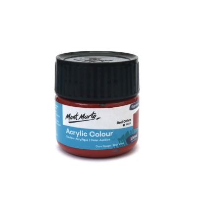 Акрилна боя Mont Marte Acrylic Colour Paint 100 мл -Red Ochre тъмно червено