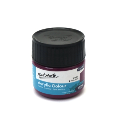 Акрилна боя Mont Marte Acrylic Colour Paint 100 мл -Violet виолетово
