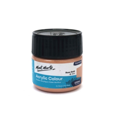 Акрилна боя Mont Marte Acrylic Colour Paint 100 мл -Rose Gold розово злато