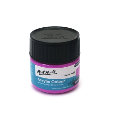 Акрилна боя Mont Marte Acrylic Colour Paint 100 мл -Fluoro Purple виолетово