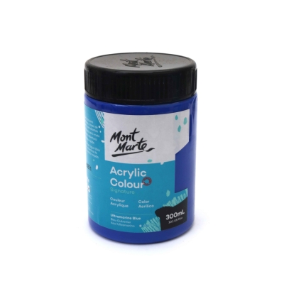 Акрилна боя Mont Marte Acrylic Colour Paint 300 мл -Ultramarine Blue ултрамарин