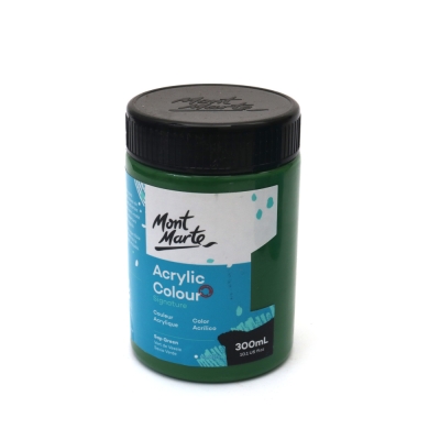 Акрилна боя Mont Marte Acrylic Colour Paint 300 мл -Sap Green зелена