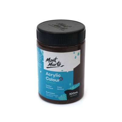 Акрилна боя Mont Marte Acrylic Colour Paint 300 мл -Burnt Umber умбра
