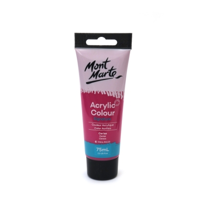 Акрилна боя Mont Marte Acrylic Colour Paint 75 мл -Cerise череша