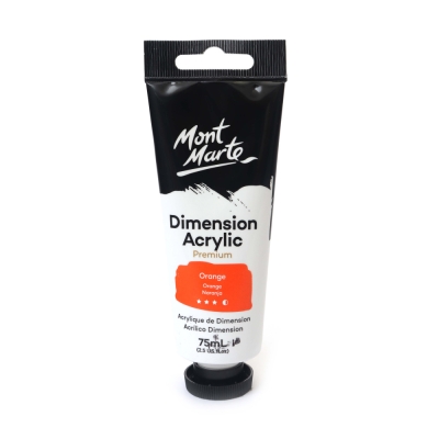Акрилна боя гланц Mont Marte Dimension Acrylic 75mls -Orange оранжево