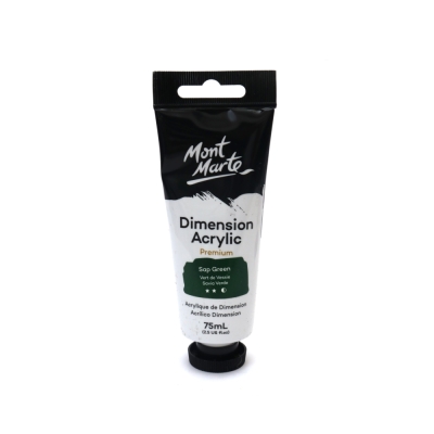 Акрилна боя гланц Mont Marte Dimension Acrylic 75mls - Sap Green зелено