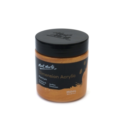 Акрилна боя Mont Marte Dimension Acrylic 250 мл -Gold злато