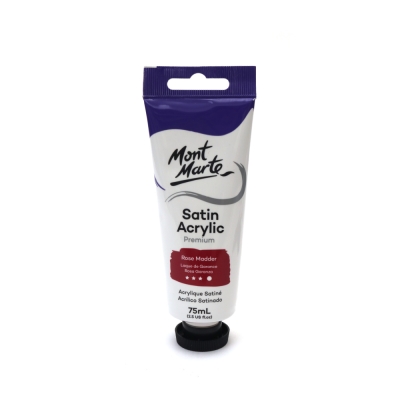 Акрилна боя сатен Mont Marte Satin Acrylic 75ml -Rose Madder пепел от рози