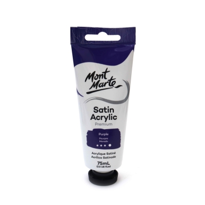 Акрилна боя сатен Mont Marte Satin Acrylic 75ml -Purple лилава