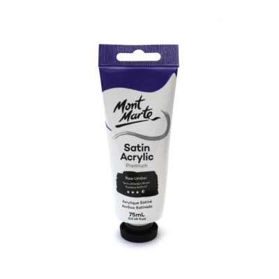 Акрилна боя сатен Mont Marte Satin Acrylic 75ml -Raw Umber сурова умбра