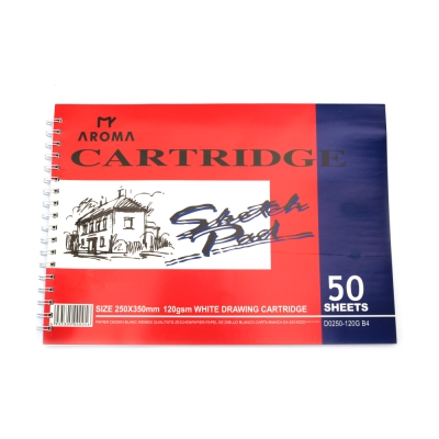 Скицник със спирала B4 Sketch pad 120 гр/м2 -50 листа