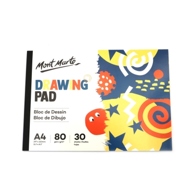Скицник 80 gsm А4 Mont Marte Drawing Pad 30 листа