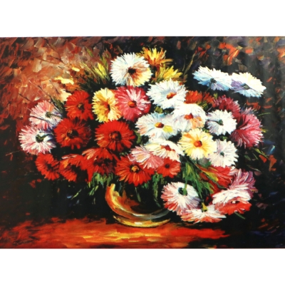 Диамантен гоблен 21x25 см кръгли диаманти частично облепяне -Пролетна хармония YSA2706