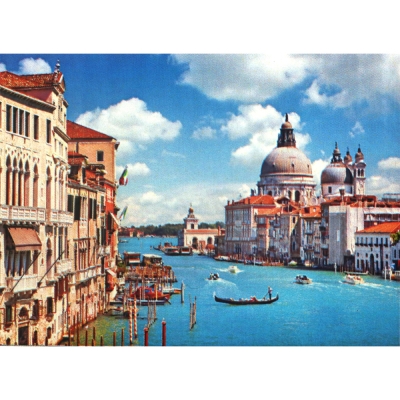 Диамантен гоблен 21x25 см кръгли диаманти частично облепяне -Канал Гранде YSA4438