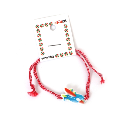 Мартеница корда с фигурка самолет