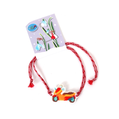 Мартеница корда с фигурка мотор