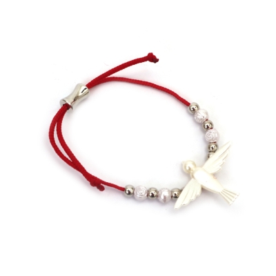 Мартеници Гривни с гълъб 10 броя