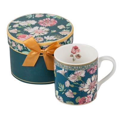 Кафе + кутия MUG - Полски цветя