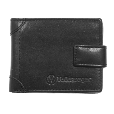 Мъжки черен портфейл Auto Set с лого на Volkswagen