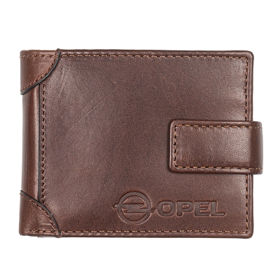 Мъжки кафяв портфейл Auto Set с лого на Opel