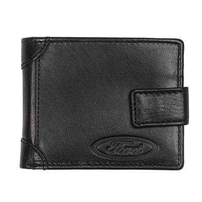 Мъжки черен портфейл Auto Set с лого на Ford