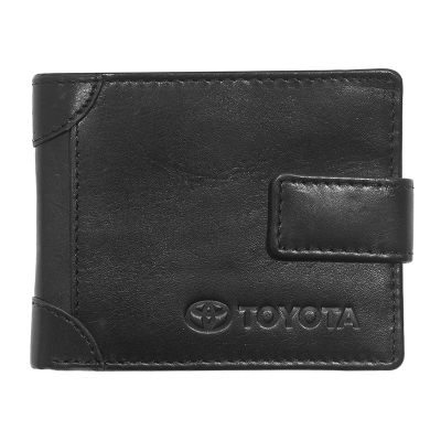 Мъжки черен портфейл Auto Set с лого на Toyota