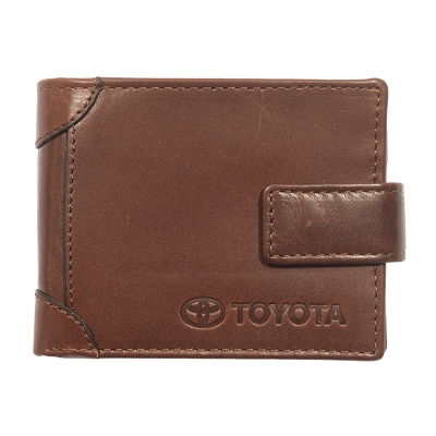 Мъжки кафяв портфейл Auto Set с лого на Toyota