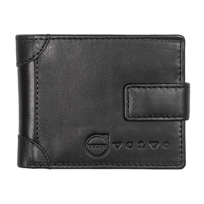 Мъжки черен портфейл Auto Set с лого на Volvo