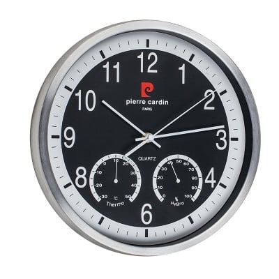 Стенен часовник Pierre Cardin - черен