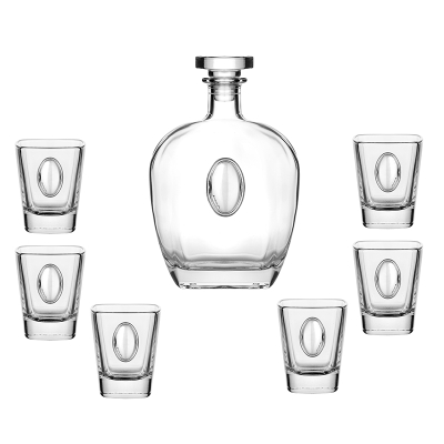 Комплект битилка + 6 чаши за ракия