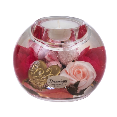 Стъклен свещник Amore