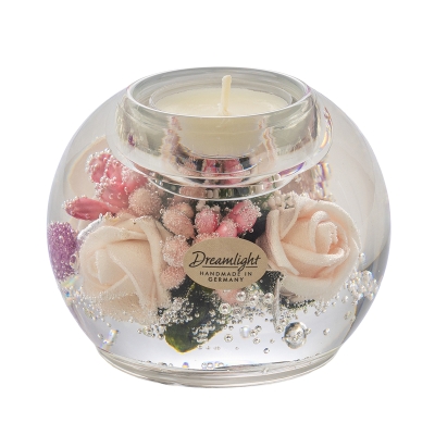 Стъклен свещник Little Rose