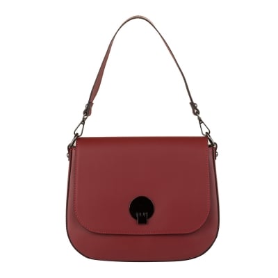 Дамска чанта цвят Червен – ROSSI