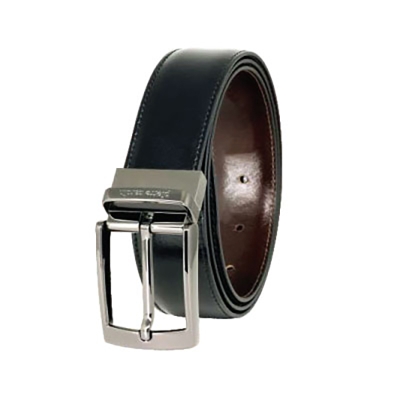 Мъжки двулицев колан - черено / кафяво Pierre Cardin , 120 см