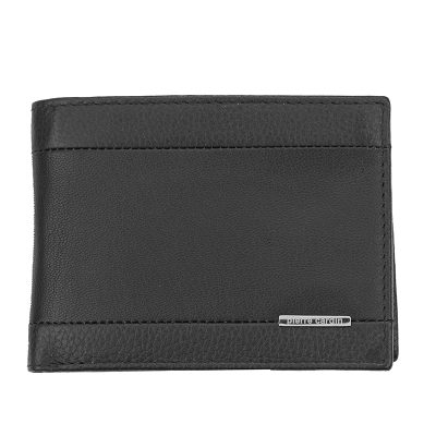 Мъжки черен портфейл Pierre Cardin