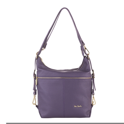 Дамска лилава чанта Pierre Cardin