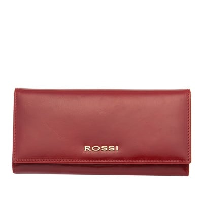 Дамско портмоне цвят Маслено Червено ROSSI