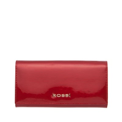 Дамско портмоне цвят Червено Гланц ROSSI