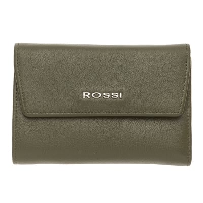 Дамско портмоне цвят зелен - ROSSI