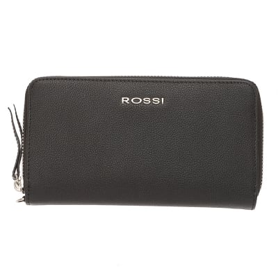 Дамско портмоне цвят черен - ROSSI