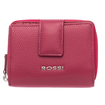 Дамски портфейл цвят малина ROSSI