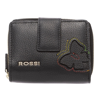 Дамски портфейл цвят черен ROSSI