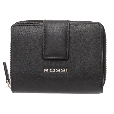Дамски портфейл цвят черен ROSSI