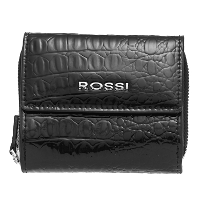 Дамски портфейл цвят черен ROSSI