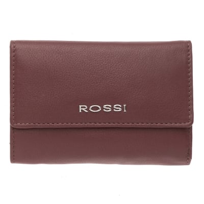 Дамско портмоне цвят Винено червено - ROSSI
